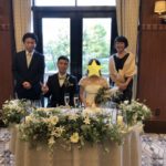 20181109勉強カフェで出会い、結婚された方の結婚式に参列させていただきました。